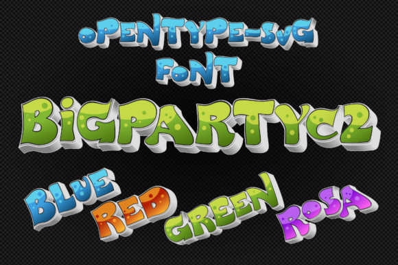 BigPartyC2: A Friendly Color Font for Real Design Projects