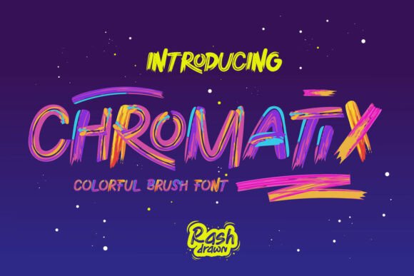 Chromatix: A Vibrant Color Font for Local Business Branding