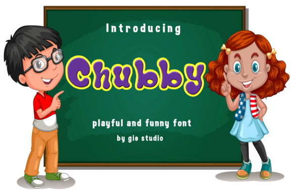 Chubby: A Playful Color Fonts Choice for Local Branding