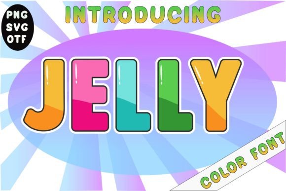 Jelly: A Cute & Fun Color Font for Digital Sellers