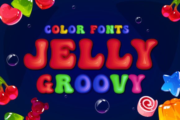 Jelly Groovy: A Vibrant Color Fonts Choice for Creative Publishers