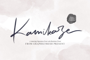 Kamikaze: A Color Fonts Signature for Local Branding