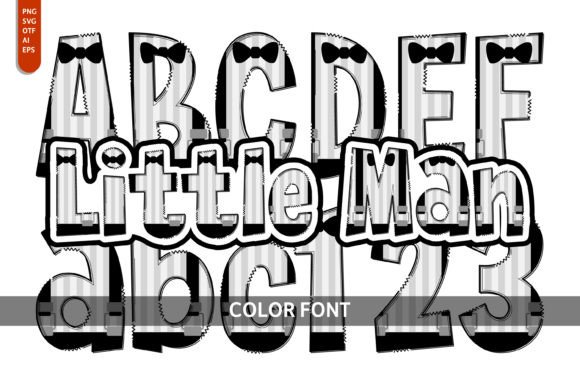 Little Man: Playful Color Fonts for Local Branding