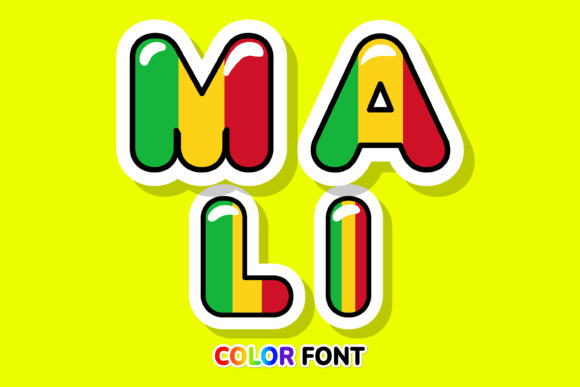 Mali: A Vibrant Color Fonts Choice for Local Branding