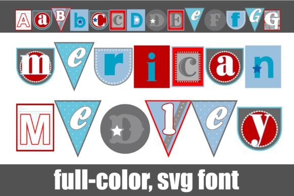 Merican Medley: A Patriotic Font That Stitches Like It Means It