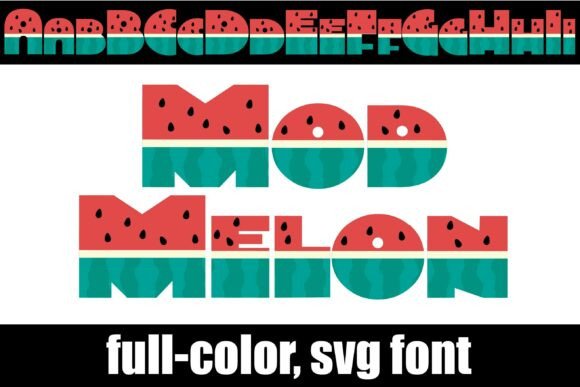 Mod Melon: A Bold Color Fonts Statement for Modern Fonts