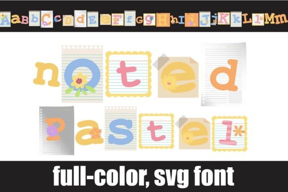 Noted Pastel: A Color Fonts Gem for Local Business Branding