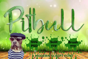 Pitbull: A Bold Handwritten Font for Embroidery That Demands Attention