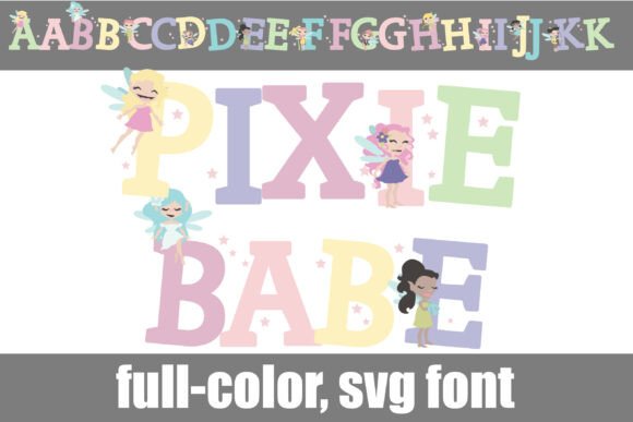 Pixie Babe: A Color Fonts Review for Local Business Branding