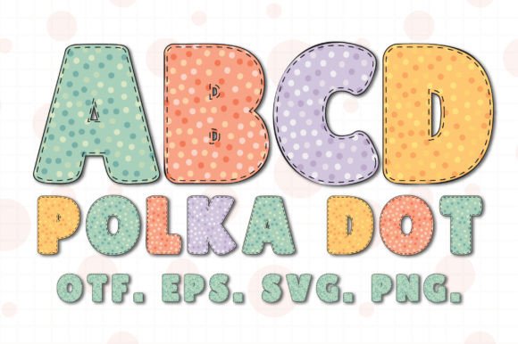Polka Dot: A Pastel Color Fonts Wonder for Creative Brands
