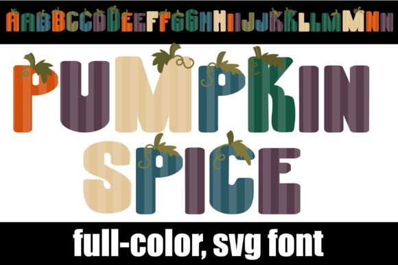 Pumpkin Spice: A Cozy Color Font for Editorial Design