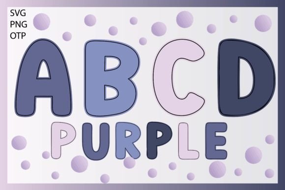 Purple: A Color Fonts Display Font for Playful Branding