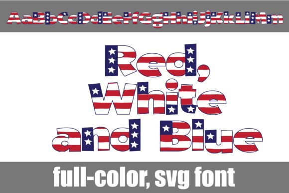 Red, White, and Blue Fonts: A Color Fonts Review for Real Projects