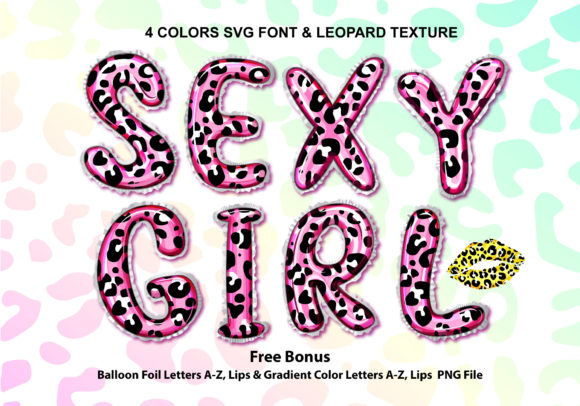 Sexy Girl: A Bold Color Fonts Choice for Expressive Branding
