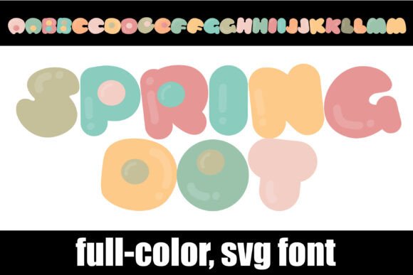 Spring Dot: A Color Fonts Gem for Playful Digital Products