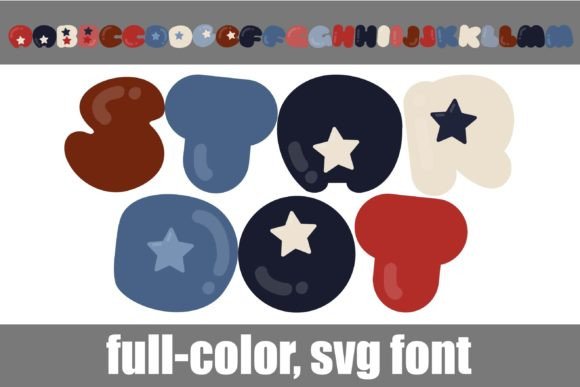 Star Dot: A Playful Color Fonts Choice for Handmade Brands